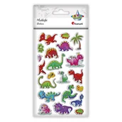Zabawki kreatywne - Hasta Naklejki wypukłe dinozaury - miniaturka - grafika 1