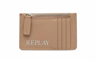 Replay Damski FW5335 portfel z akcesoriami podróżnymi, 1627 Dirty Pale Beige + Black, 1627 Dirty Pale Beige + Black, L 12 X H 8 CM - Portfele - miniaturka - grafika 1