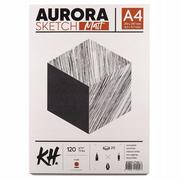 Podobrazia, bloki, papiery - Blok do szkicu AURORA Sketch Matt 120g/m2 A4 klejo - miniaturka - grafika 1