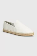 Espadryle damskie - Calvin Klein espadryle ESPADRILLE EPI MONO kolor biały HW0HW01917 - miniaturka - grafika 1