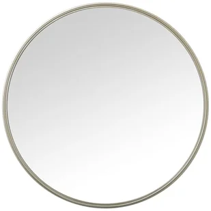 Alexandra House Living Złote plastikowe lustro ścienne 5 x 69 x 70 cm okrągłe - Lustra - miniaturka - grafika 1