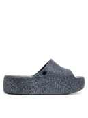 Klapki i japonki damskie - Melissa Klapki Free Platform Slide 36149 Czarny - miniaturka - grafika 1