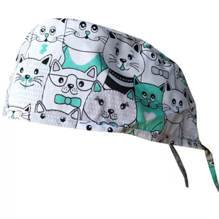 Czepek medyczny chirurgiczny uniwersalny unisex wielokolorowy W1001 - Odzież medyczna - miniaturka - grafika 1