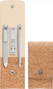 Akcesoria do manicure Twinox z obcinaczem w korkowym etui 3 el. - Akcesoria do paznokci - miniaturka - grafika 1