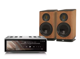 Rose RS520 (srebrny) + VELA BS403 (orzech) - Zestawy stereo - miniaturka - grafika 1