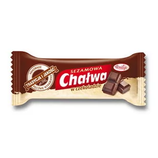 Unitop-Optima CHAŁWA SEZAMOWA W CZEKOLADZIE 50G - Chałwa - miniaturka - grafika 1