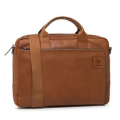 Torby na laptopy - Torba na laptopa Strellson Hyde Park 4010002766 Brązowy - miniaturka - grafika 1