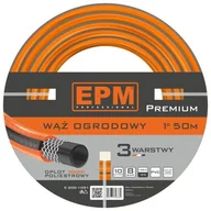 Węże ogrodowe i zraszacze - EPM OGRÓD WĄŻ ZBROJONY DO URZĄDZEŃ ZRASZAJĄCYCH 1 50MB PREMIUM E-200-1021 - miniaturka - grafika 1