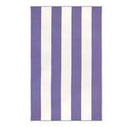 Ręczniki - Ręcznik plażowy 100x160 Neon fioletowy biały pasy frotte 380 g/m2 7954/11 - miniaturka - grafika 1