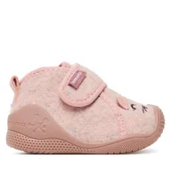 Buty dla dziewczynek - Kapcie Biomecanics 251141 Różowy - miniaturka - grafika 1