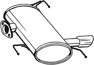 BOSAL Tłumik końcowy 247-009 - Tłumiki - miniaturka - grafika 1