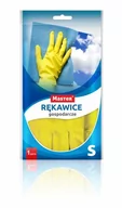 Inne artykuły do sprzątania - IKA Rękawice gumowe gospodarcze żółte S S-436 - miniaturka - grafika 1