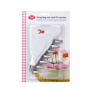 Tala Rękaw cukierniczy + 8 tylek + adapter leduvel_10A09924 - Pozostałe akcesoria kuchenne - miniaturka - grafika 1