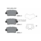 Klocki hamulcowe - Klocki hamulcowe - komplet TEXTAR 2295301 - miniaturka - grafika 1