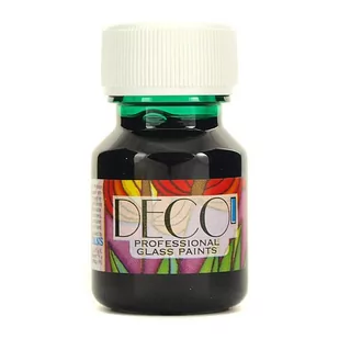 Witrażowa farba do szkła DECO 30 ml - zielony - Farby i media malarskie - miniaturka - grafika 1