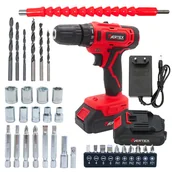 Wiertarko-wkrętarki akumulatorowe - VERTEX Wiertarko-wkrętarka akumulatorowa 18V 2x1,5Ah VWK1832 - miniaturka - grafika 1