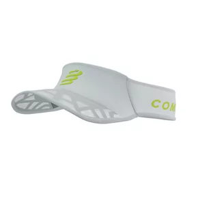 COMPRESSPORT Daszek biegowy SPIDERWEB ULTRALIGHT VISOR white - Czapki i chusty sportowe damskie - miniaturka - grafika 1