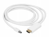 Kable - PAWONIK Kabel  DisplayPort Mini HDMI 1.8m biały JL-MD1011K JL-MD1011K - miniaturka - grafika 1