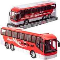 Samochody i pojazdy dla dzieci - Autobus Turystyczny Autokar Z Napędem Duży - miniaturka - grafika 1