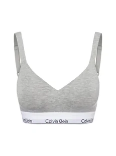 Calvin Klein Stanik damski Kobiety Bawełna szary|biały marmurkowy, XL - Biustonosze - miniaturka - grafika 1