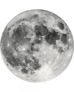 Malowanie po numerach okrągły - Księżyc - Malowanie po numerach - miniaturka - grafika 1