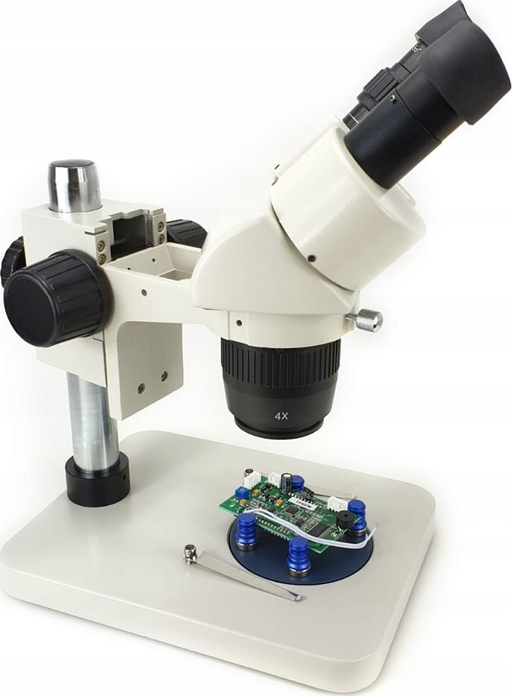 Mikroskop Techrebal Mikroskop stereoskopowy 20-40x K10E + Magnetyczna płyta
