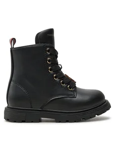 Tommy Hilfiger Botki T1A5-33561-1351999 M Czarny - Buty dla chłopców - miniaturka - grafika 1
