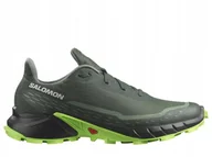 Buty sportowe męskie - Buty Męskie Salomon L47311700 Alphacross 5 Zielone 46 - miniaturka - grafika 1