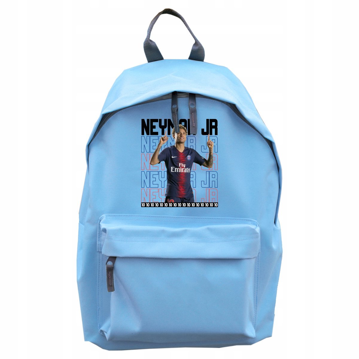 PLECAK SZKOLNY Niebieski Na Prezent Dla Fana NEYMAR JR Piłkarze Wzory