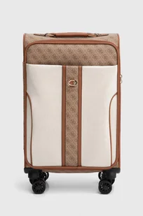 Guess walizka KERIMA kolor beżowy TWA933 79800 - Walizki - miniaturka - grafika 1