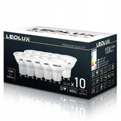 Żarówki LED - 10x Żarówka Led GU10 12W =95W Smd 6000K zimna Premium Ledlux nie mruga - miniaturka - grafika 1
