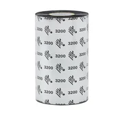 Taśmy do drukarek barwiące - Taśma termotransferowa Zebra 3200 57mm x 74m 0,5" woskowo-żywiczna (800132-102) black - miniaturka - grafika 1