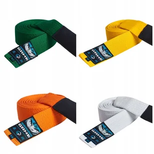 Ground Game pas do BJJ dla Dzieci K1 Zielony - Kimona, stroje i obuwie - miniaturka - grafika 1