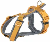 Szelki dla psów - Szelki dla psa Trixie Premium Trekking Grafit Curry M/L - miniaturka - grafika 1