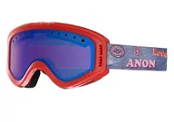 Gogle narciarskie - Anon okulary dziewcząt Tracker Snowboard, wielokolorowa 18527101624 - miniaturka - grafika 1