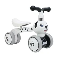 Jeździki dla dzieci - ECOTOYS Rowerek biegowy Piesek jeździk mini rower 4 koła 1188 - miniaturka - grafika 1