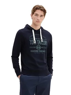 TOM TAILOR Bluza męska, 10668 - Sky Captain Blue, L - Bluzy męskie - miniaturka - grafika 1