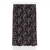 Zasłony - Zasłona z grafiką gotowa 150x240 Czaple i kwiaty, Fabricsy - miniaturka - grafika 1