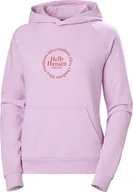 Bluzy damskie - Helly Hansen damska bluza z kapturem W CORE GRAPHIC HOODIE 54239 052 S - miniaturka - grafika 1