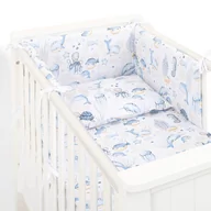 Pościel dla dzieci - MAMO-TATO 3-el pościel dla niemowląt 100x135 do łóżeczka 60x120 - Ocean błękitny - miniaturka - grafika 1