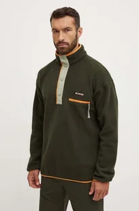 Columbia bluza sportowa Helvetia II kolor zielony z aplikacją 2090891 - Bluzy męskie - miniaturka - grafika 1