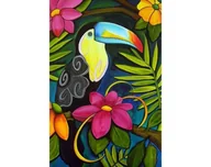 Dekoratorstwo - Diamentowa Mozaika, 19x27cm, Tukan - miniaturka - grafika 1