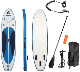Enero Deska SUP 135 kg Dmuchana 300 x 76 x 15 cm Niebieska + Linka - Koszykówka - miniaturka - grafika 1