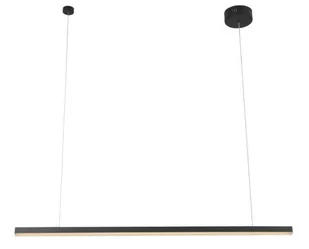 Maxlight Lampa wisząca Trio 1 P0310 czarna oprawa w nowoczesnym stylu P0310 - Lampy sufitowe - miniaturka - grafika 1