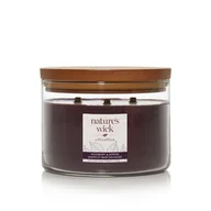 Świece - Świeca w szkle z 3 drewnianymi knotami Nature`s Wick by WoodWick WildBerry Jasmine - miniaturka - grafika 1