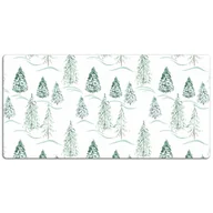 Podkładki na biurko - Podkładka na całe biurko Szkic zimowego lasu 120x60 cm - miniaturka - grafika 1