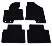 Dywaniki samochodowe - Hyundai Ix35 03/2010-06/2015R. - Czarne Dywaniki Welurowe W Jakości Economy - miniaturka - grafika 1