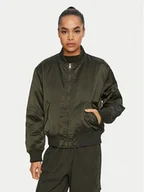 Kurtki damskie - Champion Kurtka bomber 117578 Zielony Custom Fit - miniaturka - grafika 1