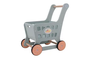 Drewniany wózek na zakupy - Zabawy w naśladowanie dorosłych - miniaturka - grafika 1