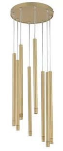 Sigma Sopel Laser lampa wisząca 8-punktowa złota 33233 33233 - Lampy sufitowe - miniaturka - grafika 1